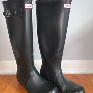 Tall Black Hunter Boot Matte
